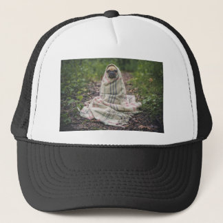 Casquette Pug Dog Pet Animal Puppy Cute Wrapped Blanket