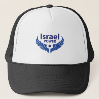 Casquette Puissance de l'Israël avec des ailes de Bluew