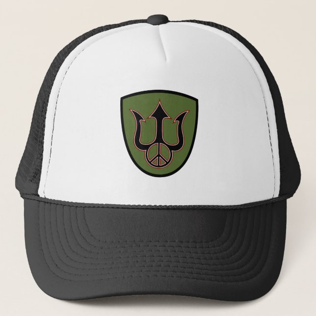 Casquette Puissance et paix - Trident - chapeau de signe de (Devant)