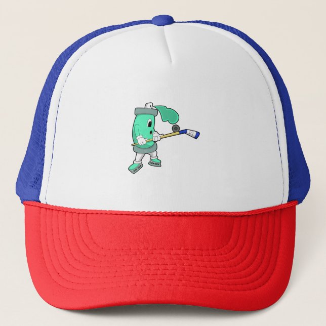 Casquette Pulvérisateur de glace au hockey sur glace avec bâ (Devant)