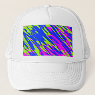 Casquette Pulvériser Paint Pink Lime Blue