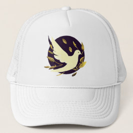 Casquette Purple et Gold Peace Dove