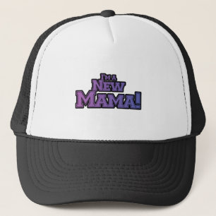 Casquette Purple Je suis un nouveau t-shirts et cadeaux Mama