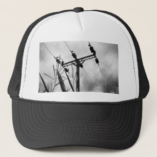 Casquette Pylône noir et blanc