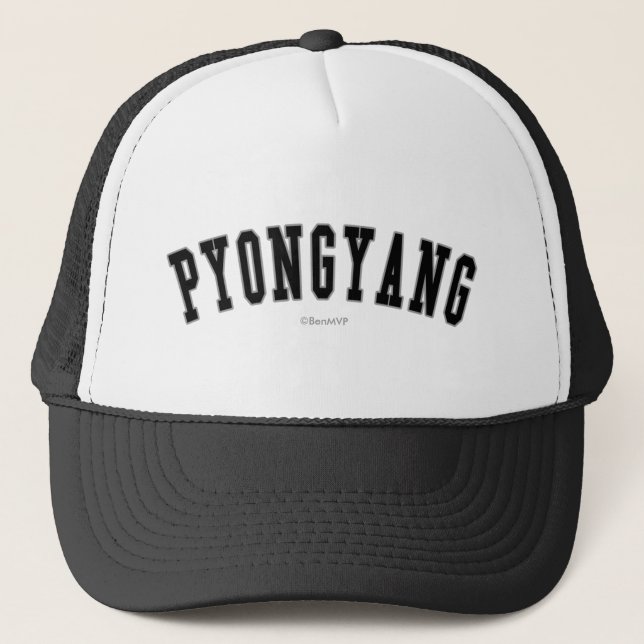 Casquette Pyong Yang (Devant)