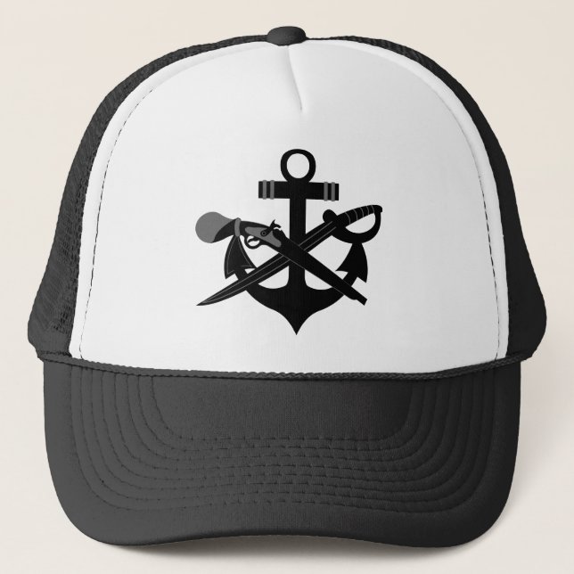 Casquette Qualification d'opérateur de bateau de guerre spéc (Devant)