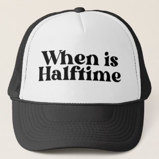 Casquette Quand est le chapeau de camion à mi-temps, Footbal
