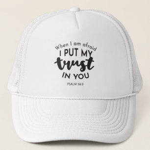 Casquette Quand j'ai peur, je mets ma confiance en vous Cita