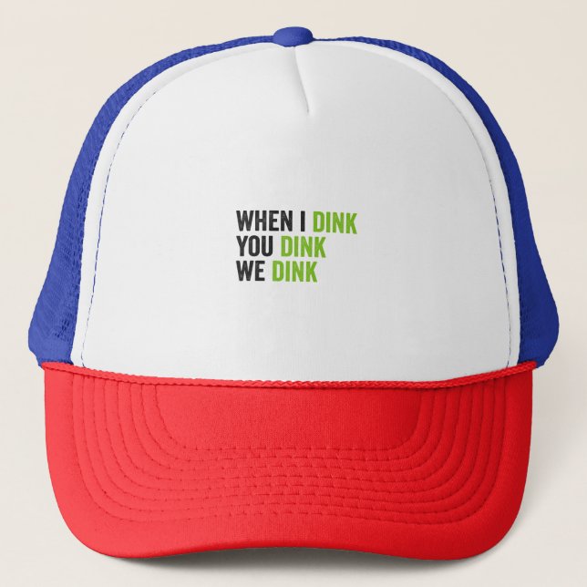 Casquette Quand Je Dins, Vous Dînez Nous Dinons Drôle Drôle  (Devant)