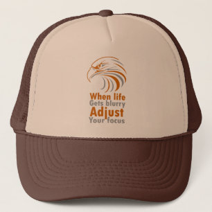 Casquette Quand la vie devient floue ajuster votre plat de p