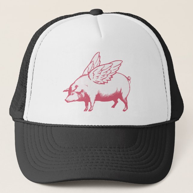 Casquette Quand les porcs volent (Devant)