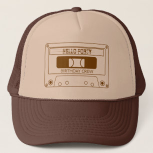 Casquette Quarante Équipage d'anniversaire 1985 Cassette Fam