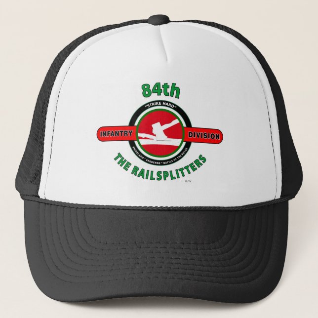 Casquette quatre-vingt-quatrième DIVISION d'INFANTERIE "Les (Devant)