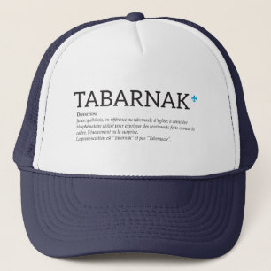 Casquette Québec Tabarnak Juron Joual Humour Français