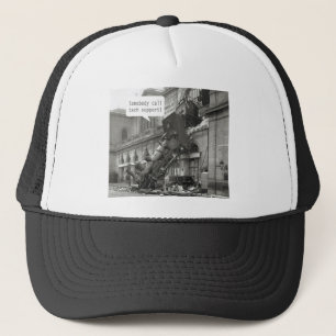 Casquette Quelqu'un appelle l'épave du train de soutien tech