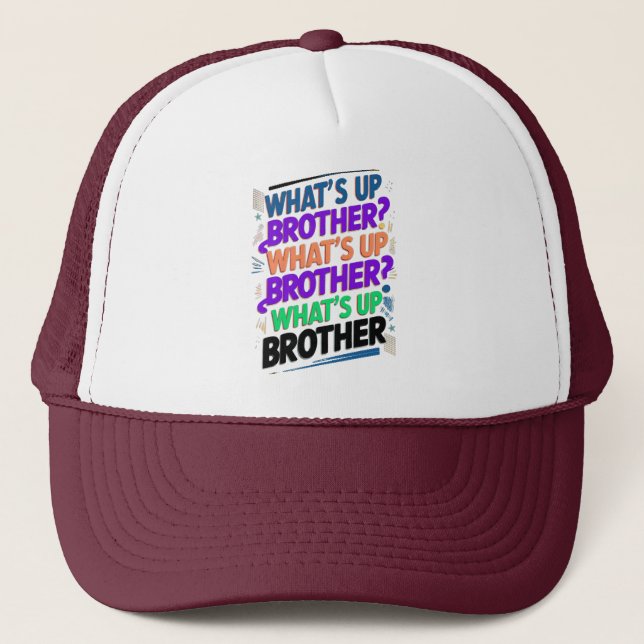 Casquette qu'est-ce que le frère (E) (Devant)