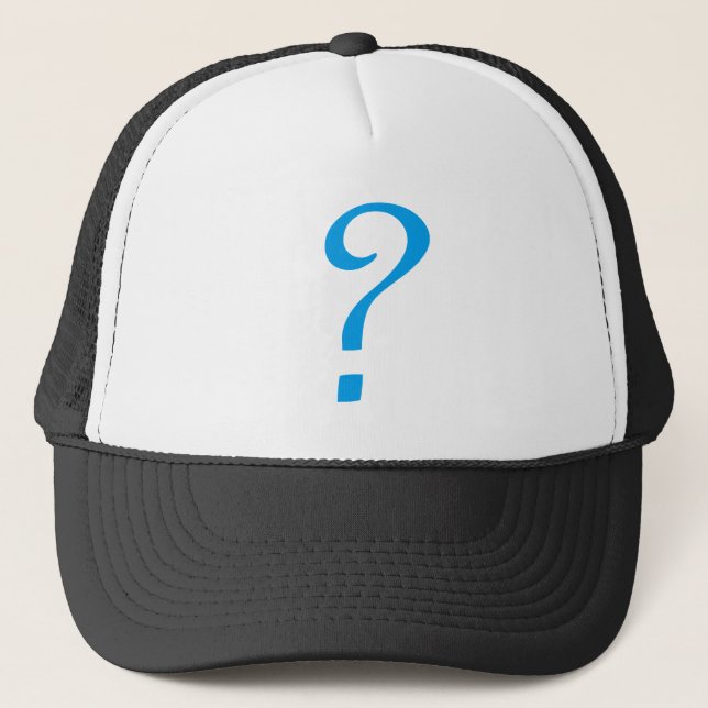 Casquette Question Mark Trucker Chapeau (Devant)