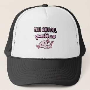 Casquette Questions Axolotl Retro 90s mignon Axolotl