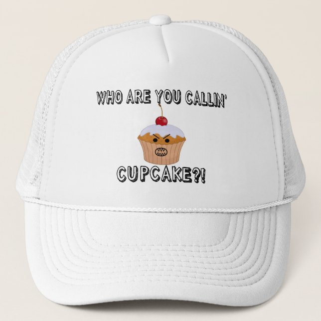 Casquette Qui sont vous petit gâteau de Callin (Devant)