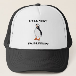 Casquette Quotidien je suis oiseau de macareux de Pufflin
