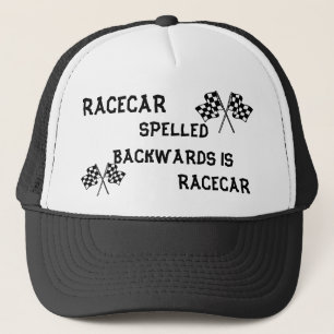 CASQUETTE RACECAR A ORTHOGRAPHIÉ VERS L'ARRIÈRE LE CASQUET