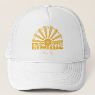 Casquette RADIATE Be Sunshine Vintage Retro Gold Custom