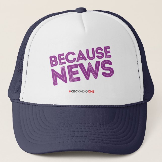 Casquette Radio-Canada parce que News (Devant)