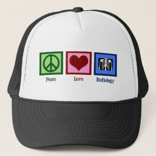 Casquette Radiologie de l'amour de la paix