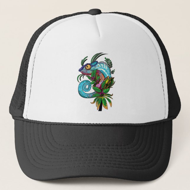Casquette Rainbow Chameleon (Devant)
