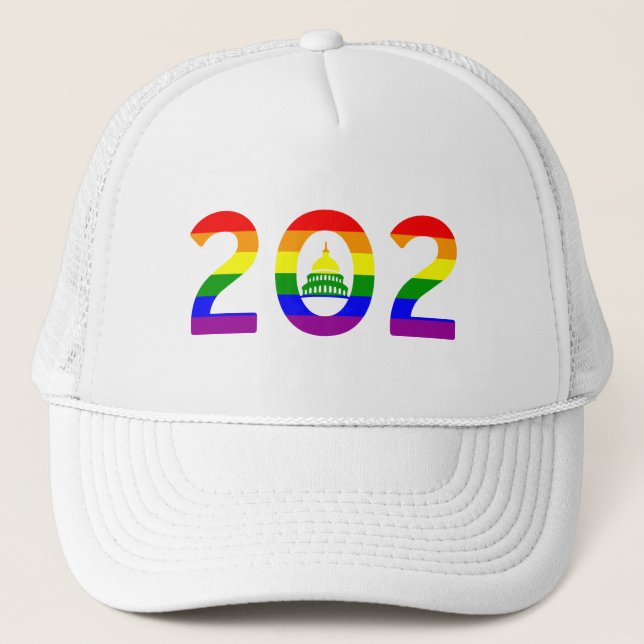 Casquette Rainbow Pride Washington D.C. (Devant)