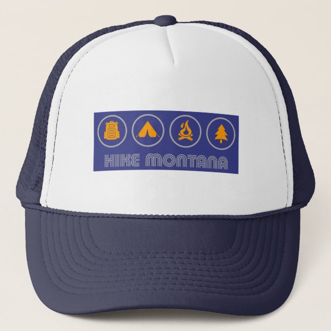 Casquette Randonnée dans le Montana (Devant)
