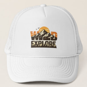 Casquette Randonnée vintage montagne aventure plein air