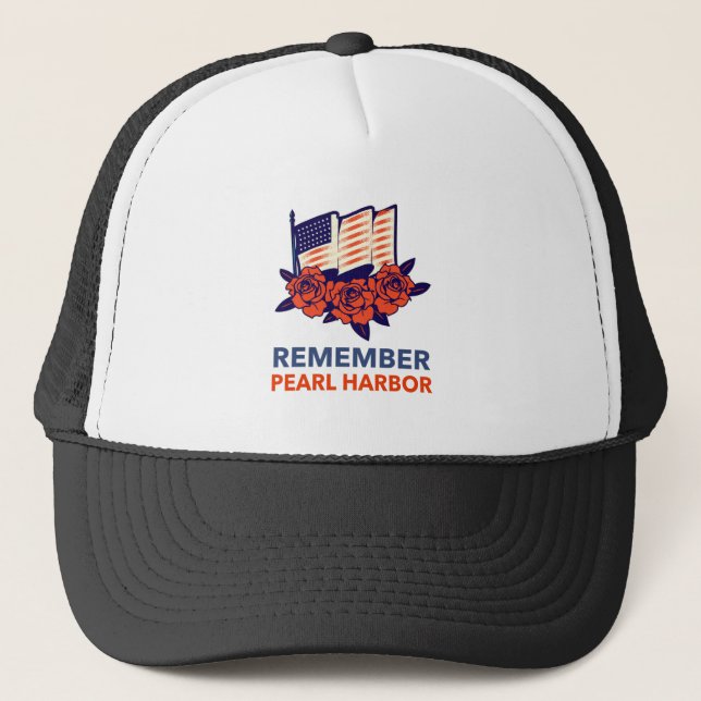 Casquette Rappelez-vous Pearl Harbour (Devant)