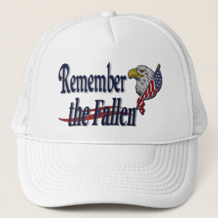 Casquette Rappelez-vous tombé avec Eagle et des militaires