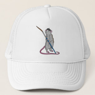 Casquette Rat comme Peintre avec pinceau