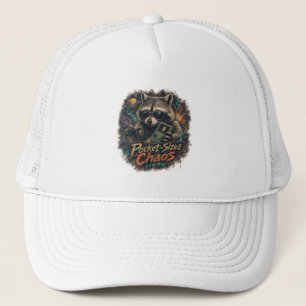 Casquette Raton laveur de jeu vidéo rétro de taille de poche