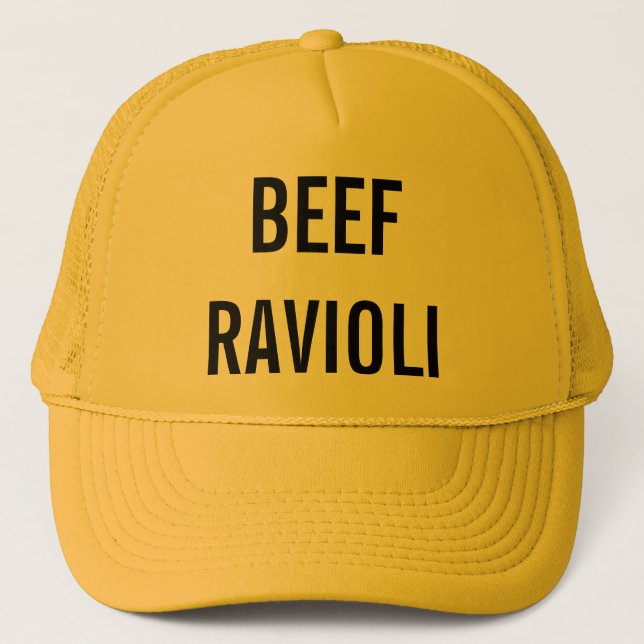 Casquette Ravioli de boeuf (Devant)