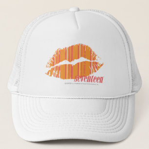 Casquette Rayures minces oranges