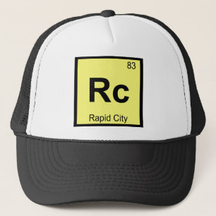 Casquette Rc - symbole rapide de chimie du Dakota du Sud de