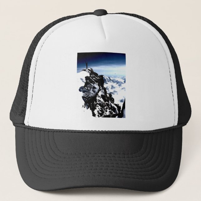 Casquette Réalisation de l'alpiniste hiver de neige (Devant)