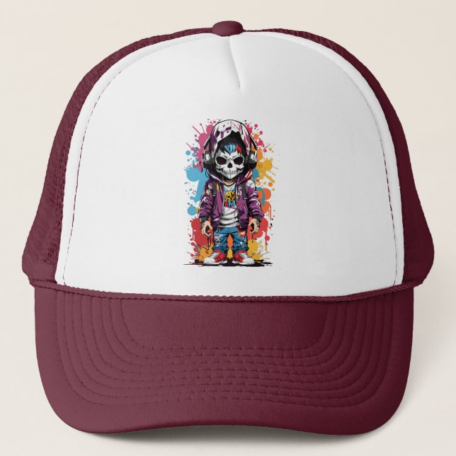 Casquette Reaper Ado : bordure urbaine (Devant)