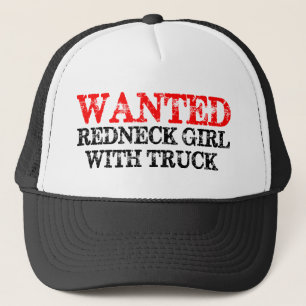 Casquette RECHERCHÉ : Fille à col roux avec camion