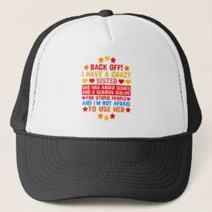 Casquette Recule ! J'ai une soeur folle - Enfants amusants