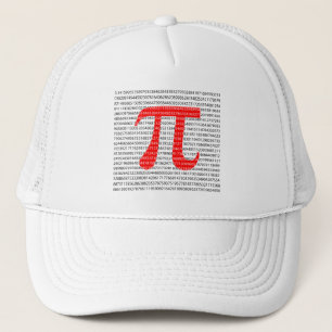 Casquette Red Number pi est un symbole de constante mathémat