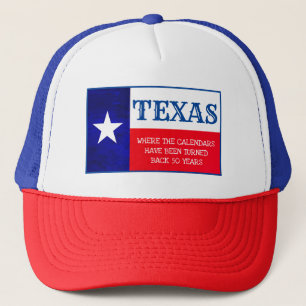 Casquette Red State Texas Retour 50 ans Trucker Chapeau