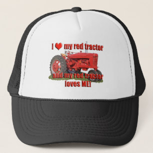 Casquette red_tracteur_amour