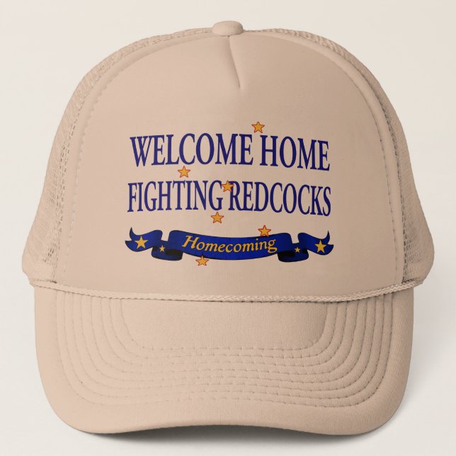 Casquette Redcocks de combat à la maison bienvenu (Devant)
