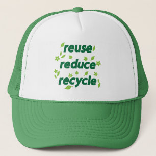 Casquette Réduire la réutilisation du recyclage
