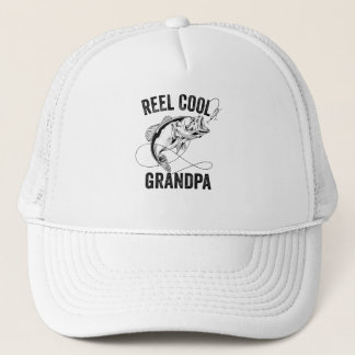 Casquette Reel Cool Grand-pa Retro Fête des pères Cadeau de