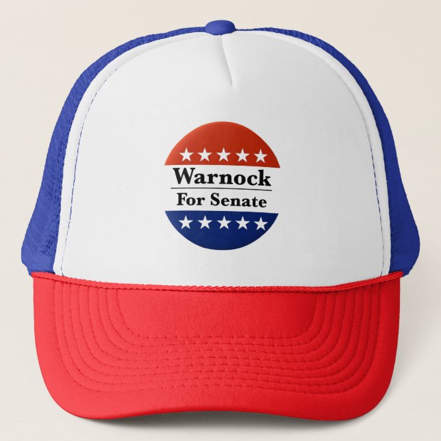 Casquette Réélire Raphael Warnock au Sénat américain 2022 (Devant)